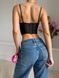 Асиметричний корсет у формі мушлі, Чорний, S, Чорний Б048 фото 19